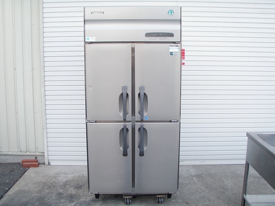 □ホシザキ業務用縦型４ドア冷凍冷蔵庫 1凍3蔵 900×800 │厨房家